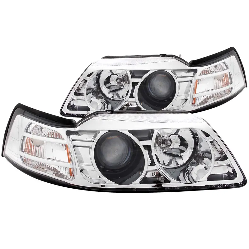 Anzo Usa 121043 Projector Headlight Pair – Clear Lens With Chrome Housing 1