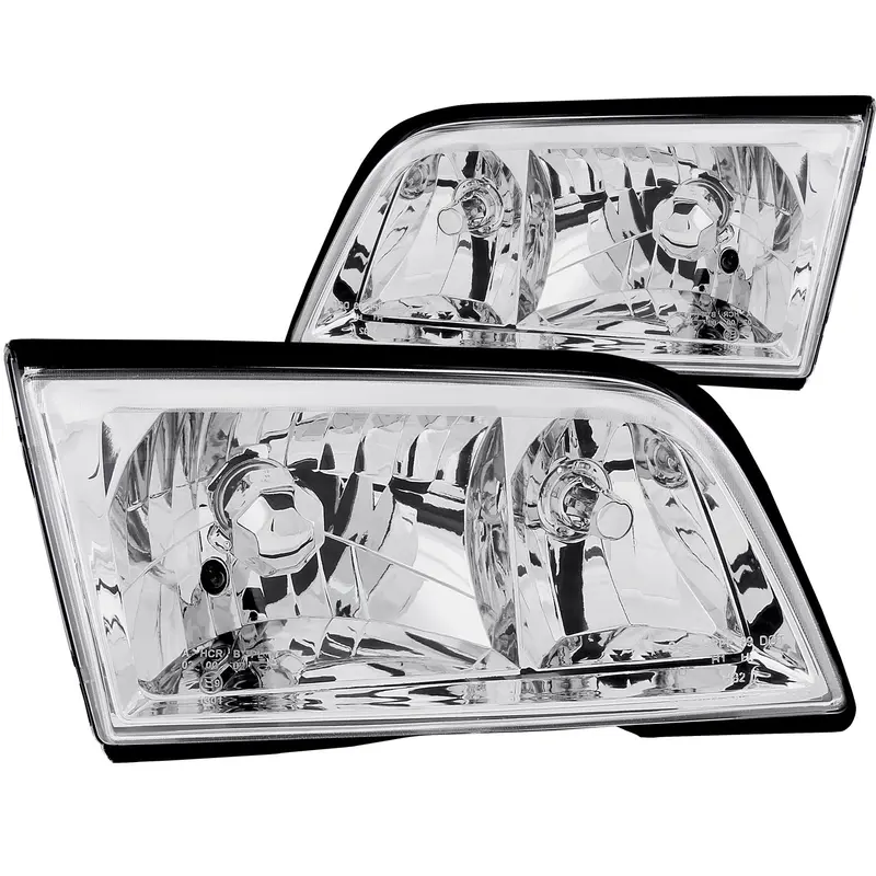 Anzo Usa Crystal Headlight Set – Clear Lens With Chrome Housing, #121081 1