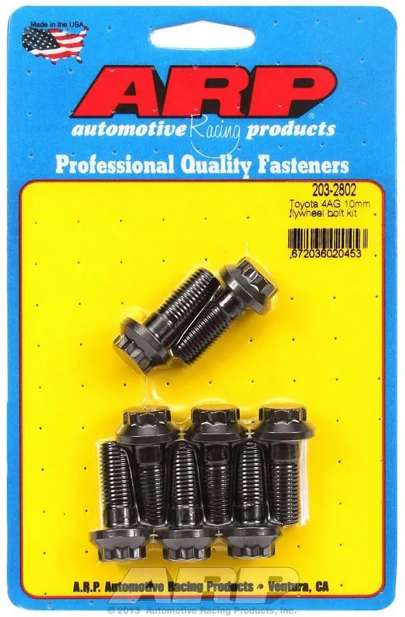 Arp 203-2802 Toyota Flywheel Bolt Set – Precision-Machined, Grade 12.9 1
