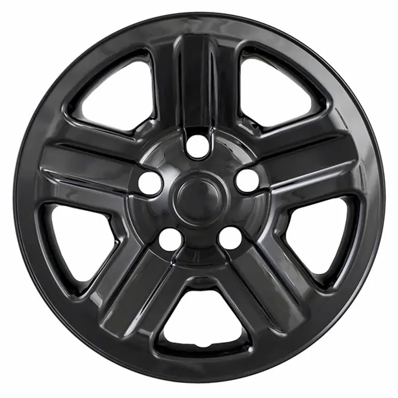 Coast To Coast Iwcimp76Gblk 16" Gloss Black Steel Wheels – Set Of 4, 5-Spoke Design 1