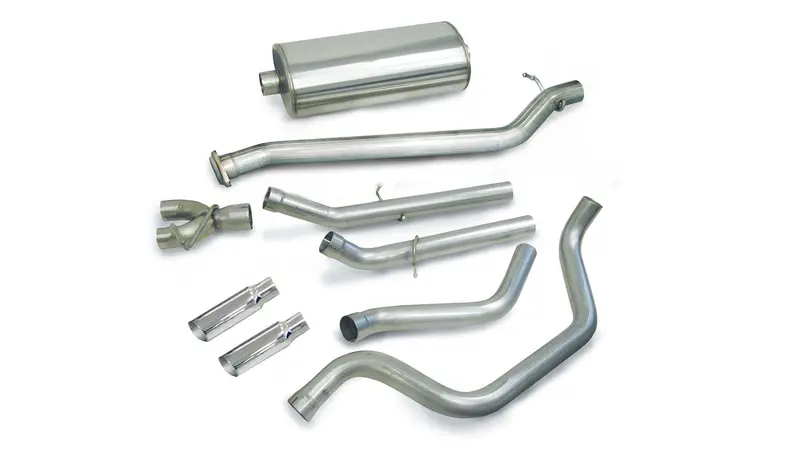 Corsa Performance 24273 3" Cat-Back Dual-Exit Exhaust System – Polished Slash Tips, Fits 1999–2006 Chevy/Gmc 1500 Crew/Extended/Standard Cab 1