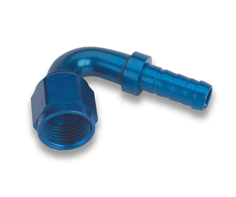 Earl’S 712010Erl Auto-Crimp 120-Degree An Hose Fitting – Stainless Steel 1