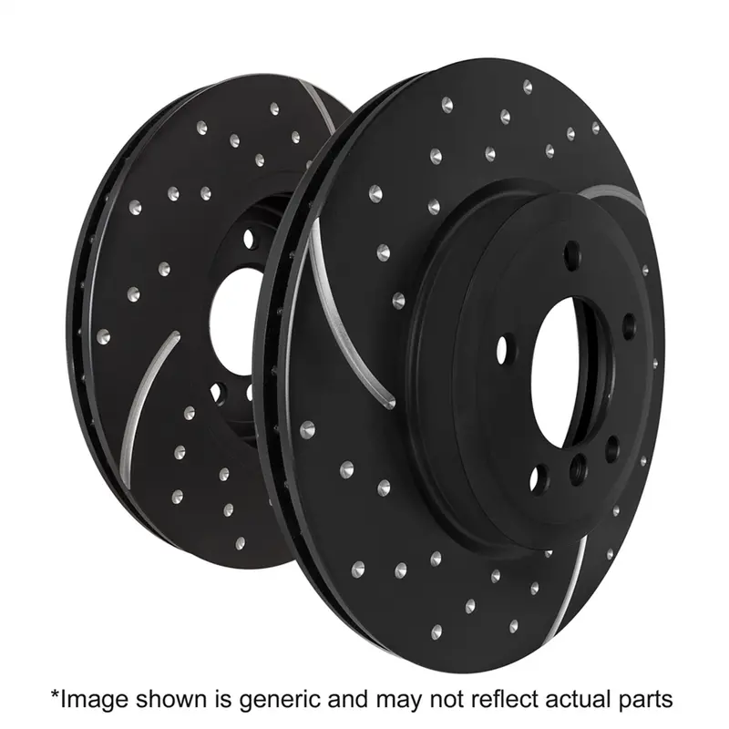 Ebc Gd7821 3Gd Series Performance Slotted Brake Rotors – Front Or Rear Fitment 1
