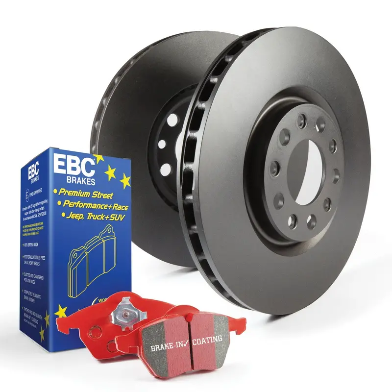 Ebc Redstuff High-Performance Brake Pad And Rk Rotor Kit For Street And Track Use 1
