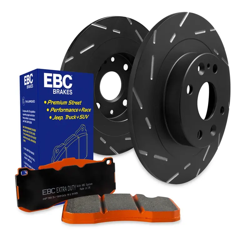 Ebc S15Kr1106 High-Performance Brake Kit – Extra Duty Pads + Usr Slotted Rotors 1