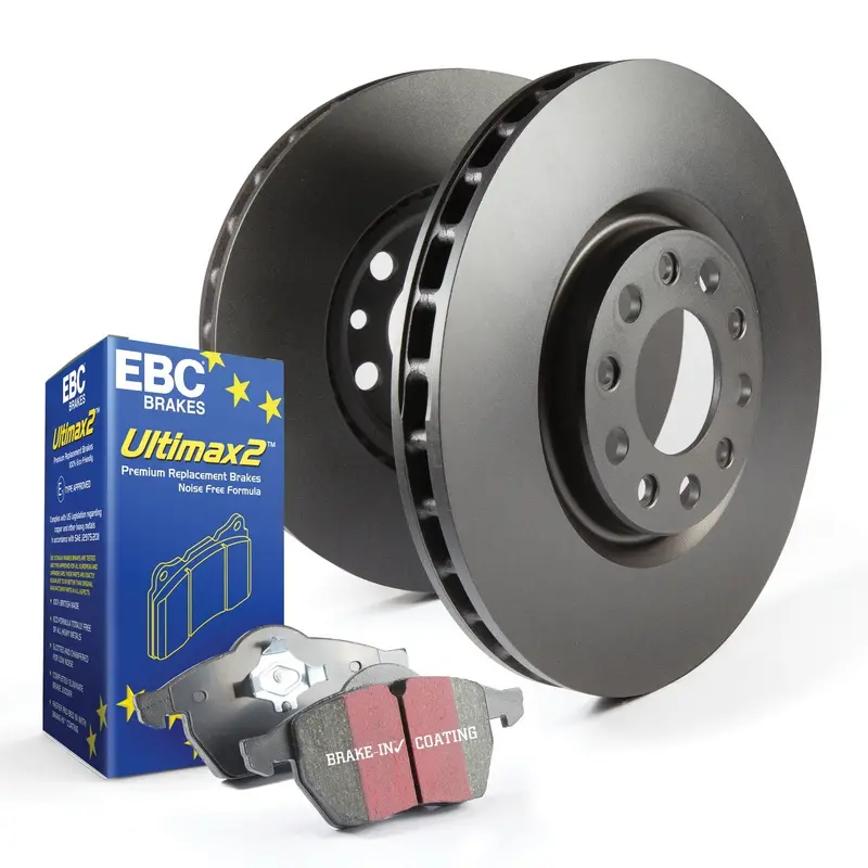 Ebc S1Kf1160 Ultimax 2 Brake Kit – Front Or Rear With Rk Drilled Rotors 1