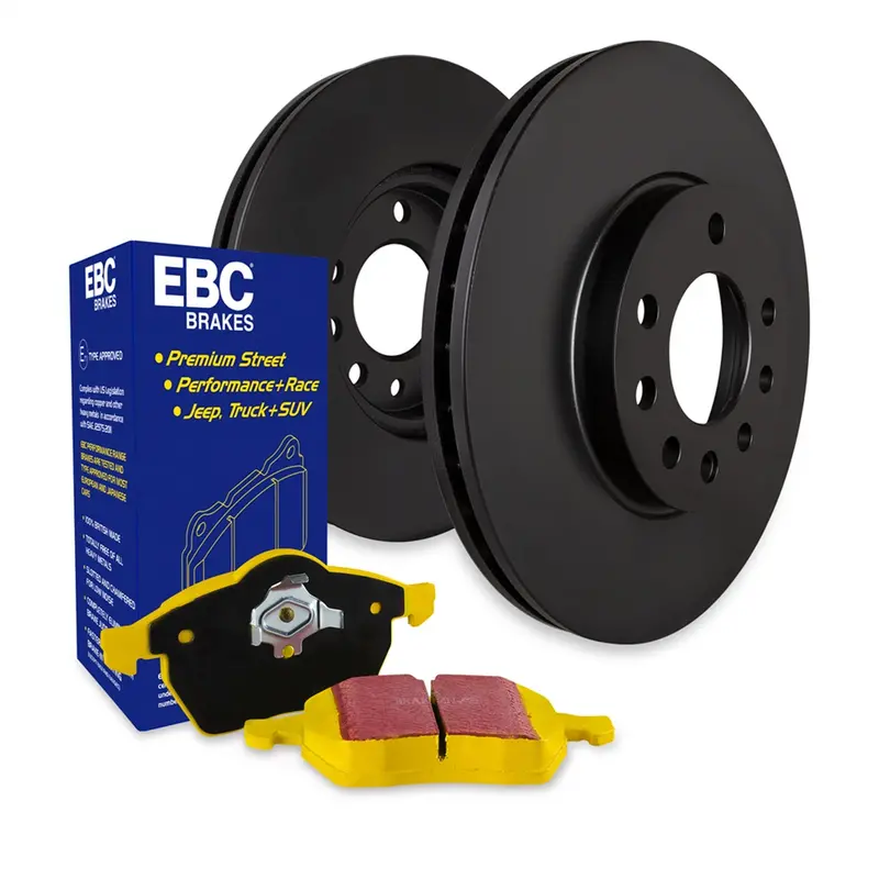 Ebc Yellowstuff Brake Pads & Rk Rotors Kit For Nissan S13 1