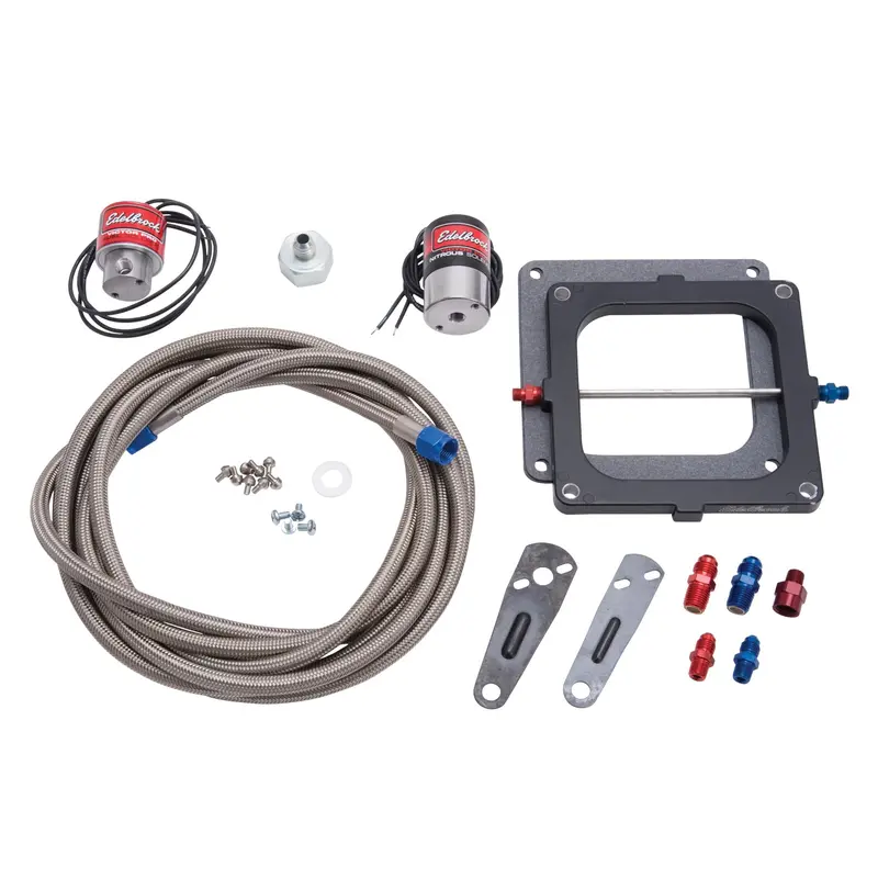 Edelbrock 70086 Nitrous Oxide System Kit – Complete Wet Injection Package 1