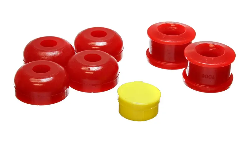 Energy Suspension 5.7114R Rear Control Arm Bushing Kit – Red Polyurethane Performance Upgrade 1