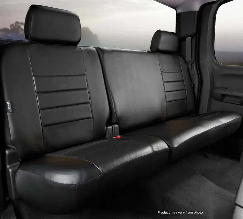 Fia Sl68-20 Leatherlite Custom Seat Covers – Black/Black Interior Fit 1