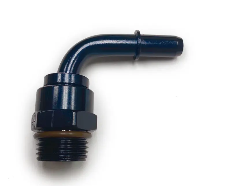 Fragola 997518-Bl 90-Degree Efi Fitting – #8 Orb To 3/8" Male Quick-Connect For Fuel Systems 1