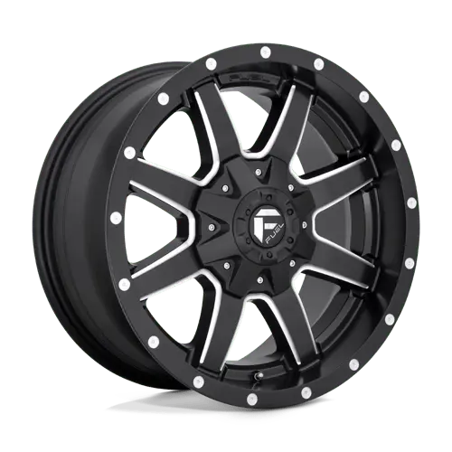 Fuel D538 22X10 Inch Off-Road Wheel – 8X170Mm Bolt Pattern, Matte Black Machined Lip 1