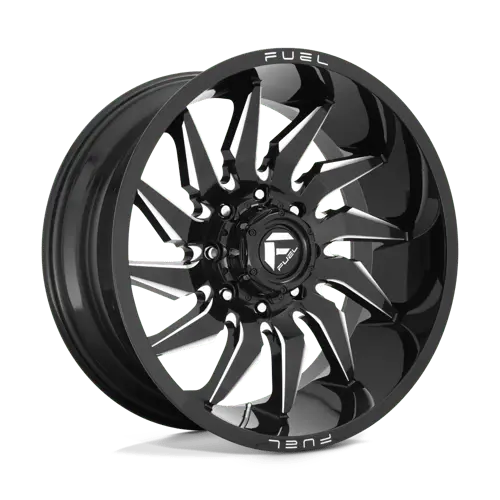 Fuel D744 20X10 Inch Gloss Black Machined Lip Wheel – 5X5.0 Bolt Pattern, -18Mm Offset 1