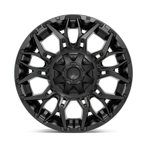 Fuel D77222007047 Alloy Wheel – 22X10 In., 5X150Mm Bolt Pattern, Gloss Black With Outlined Lip, -18Mm Offset 1