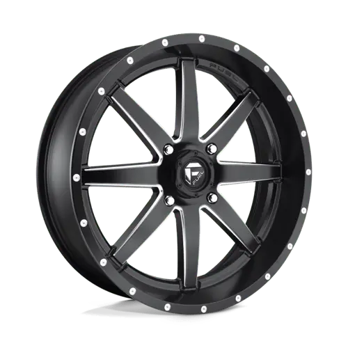 Fuel Utv D538 Alloy Wheel – 15X7, 4X156, Matte Black/Milled, +13Mm Offset 1