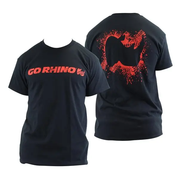 Go Rhino Ex0380Xxl Splatter Logo T-Shirt – Red On Black, Size Xxl 1