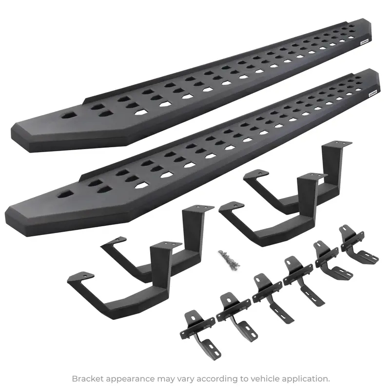 Go Rhino Rb20 Running Boards – 2-Pair Drop Step Kit With Mounting Brackets 1
