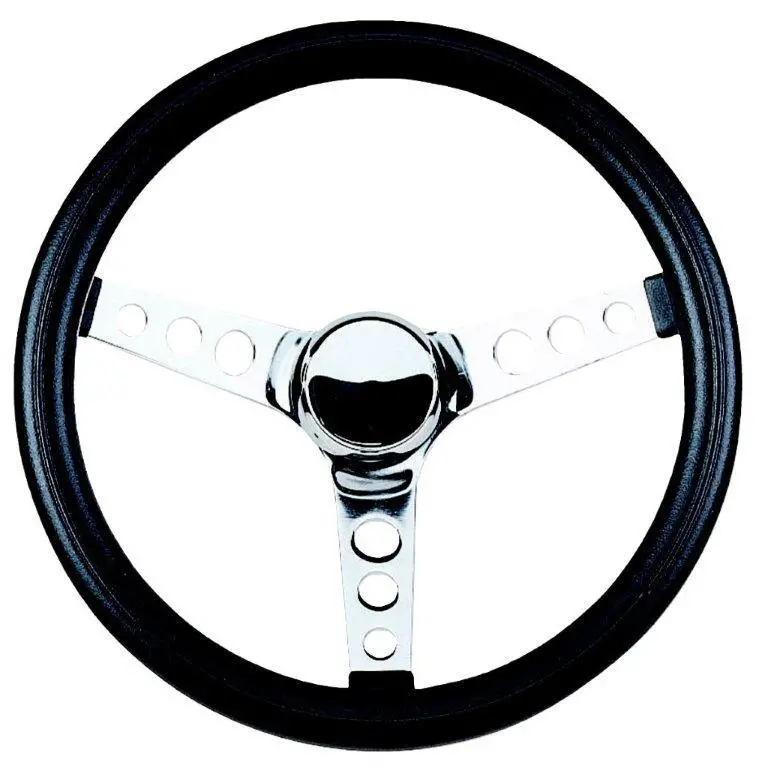 Grant 831 Classic Black Steering Wheel With Horn Button 1