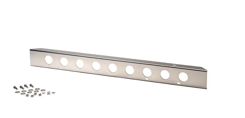 Kentrol 42-Inch Polished Silver Front Bumper For 1945–1986 Jeep Cj Models 1