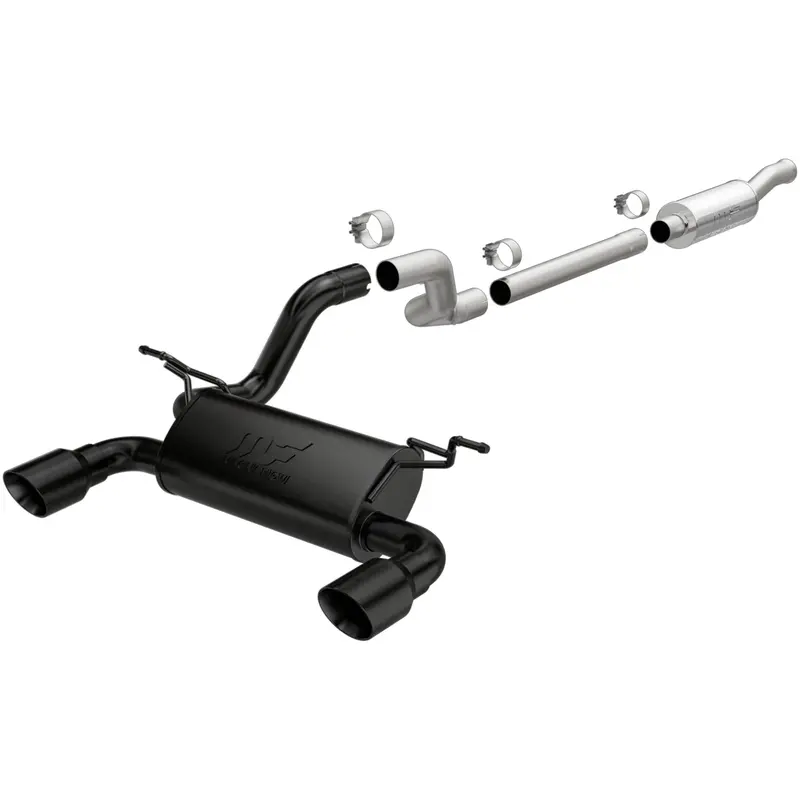 Magnaflow 19437 Street Series Cat-Back Exhaust System – Black Powder-Coated Finish 1