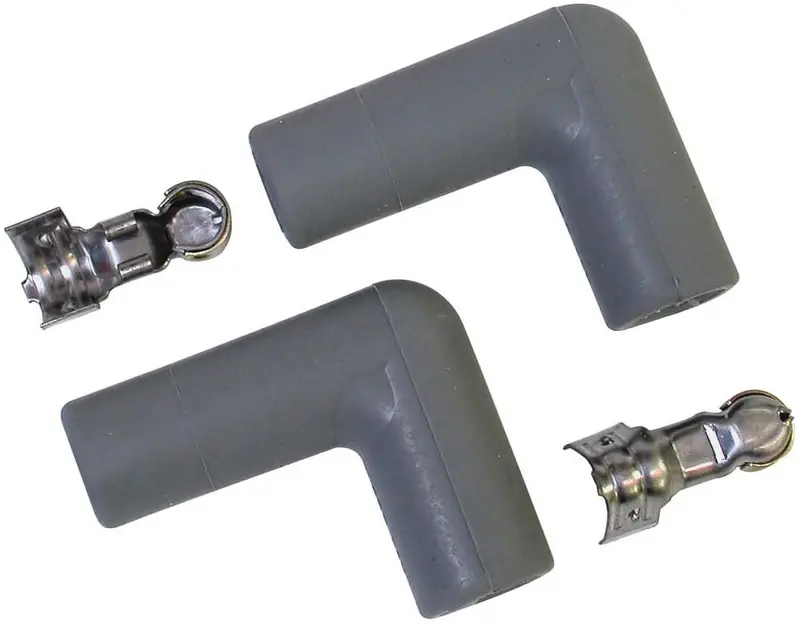 Msd 3323 90-Degree Spark Plug Boots And Terminals – Non-Logo, 2 Per Pack 1