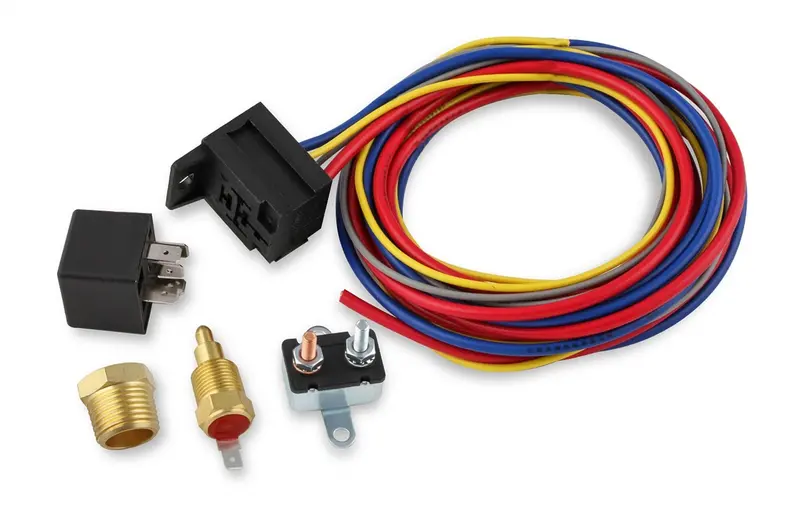 Msd 89616 Electric Cooling Fan Wiring Harness & Relay Kit 1
