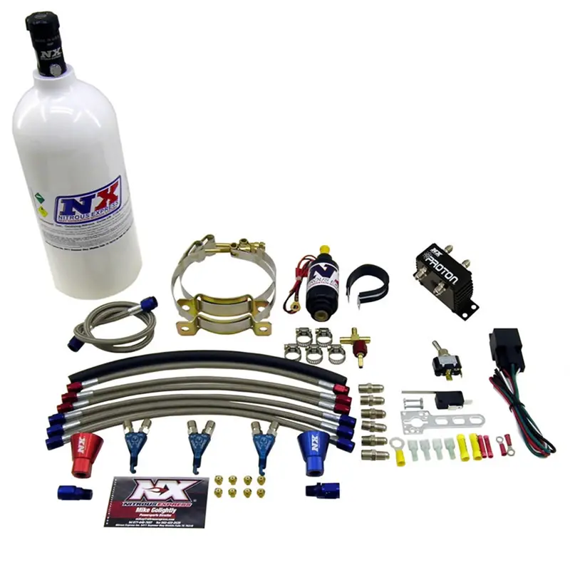 Nitrous Express Nx 61027-1.0P Three-Cylinder Proton Nitrous System With 1.0-Lb Bottle 1