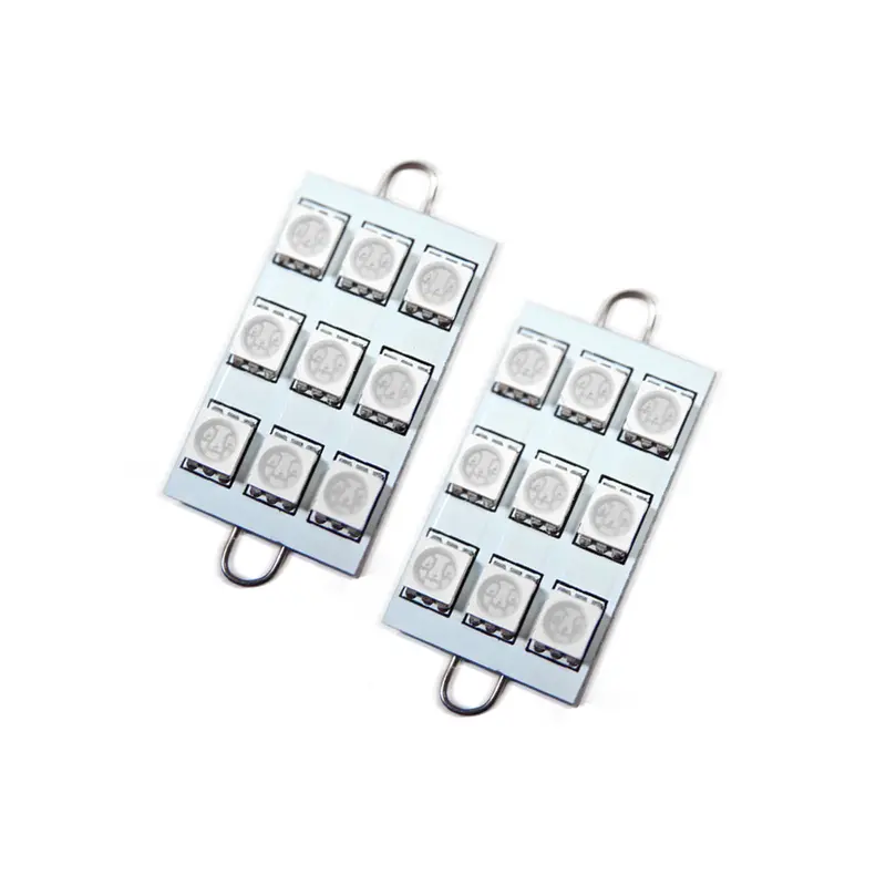 Oracle Lighting 44Mm Festoon Led Bulbs – 6-Led Loop Design, Red, Dual-Pack (#5209-003) 1