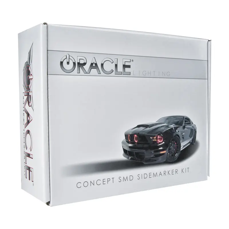 Oracle Lighting 9700-Ui-T Tinted Sidemarker Set – Brilliant Silver Metallic (Ui Series) 1
