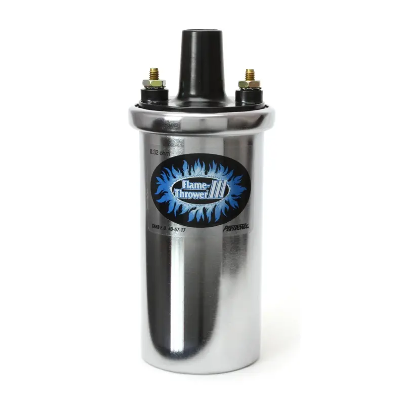 Pertronix 44001 Flame-Thrower Iii Ignition Coil – Chrome Finish, 0.32 Ohm Resistance 1