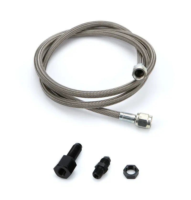 Quickcar Racing Steel Braided Brake Line Kit – 48-Inch Length (Part #63-71048) 1