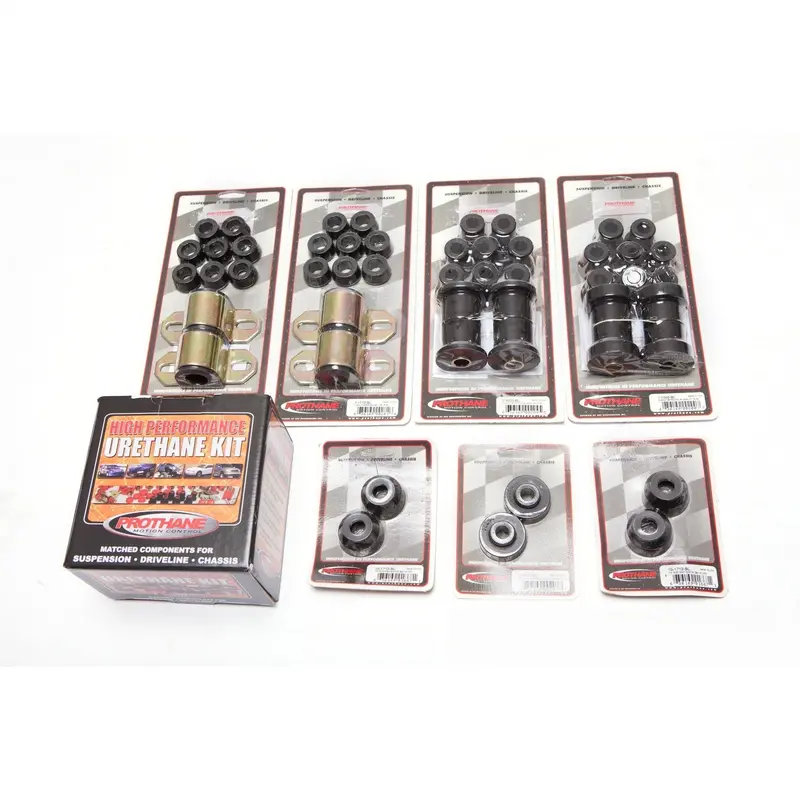 Rugged Ridge 1-2002Bl Total Suspension Bushing Kit – Black Polyurethane Replacement Set 1