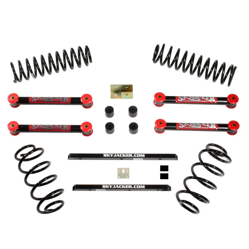 Skyjacker 2.5" Standard Lift Kit For Jeep Tj – Includes Coils, Links, Track Bar Bracket & Transfer Case Drop (#Tj253K) 1
