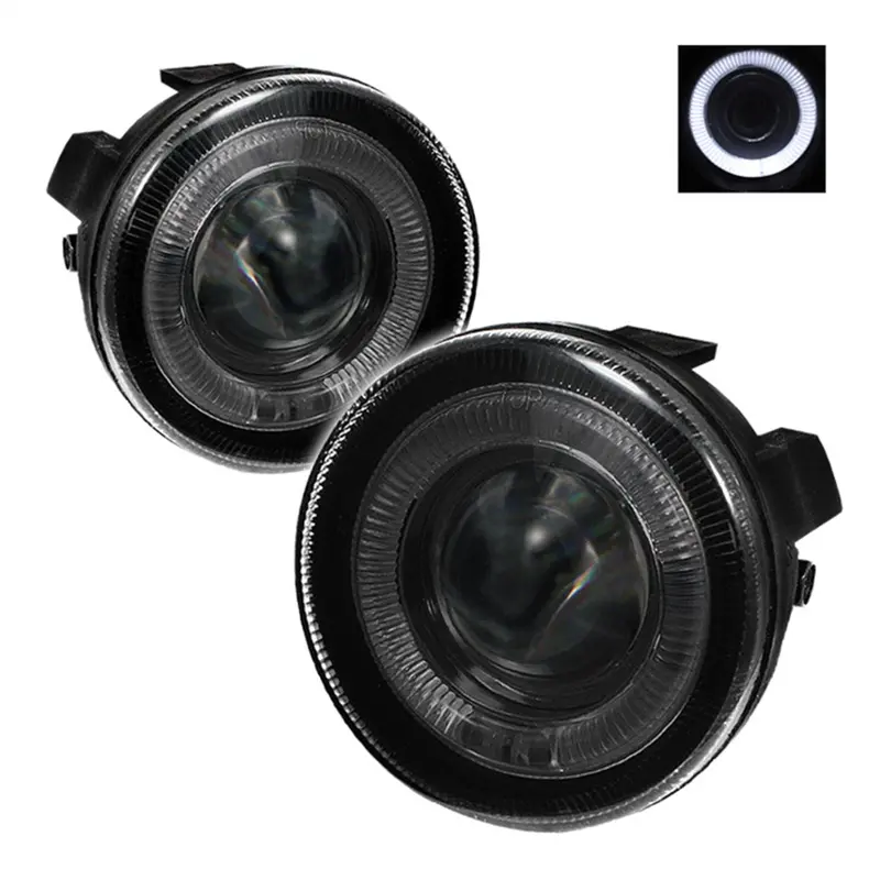 Spyder Auto 5021229 Halo Projector Fog Light Kit – Smoke Lens, Bulbs & Switch Included, Pair 1