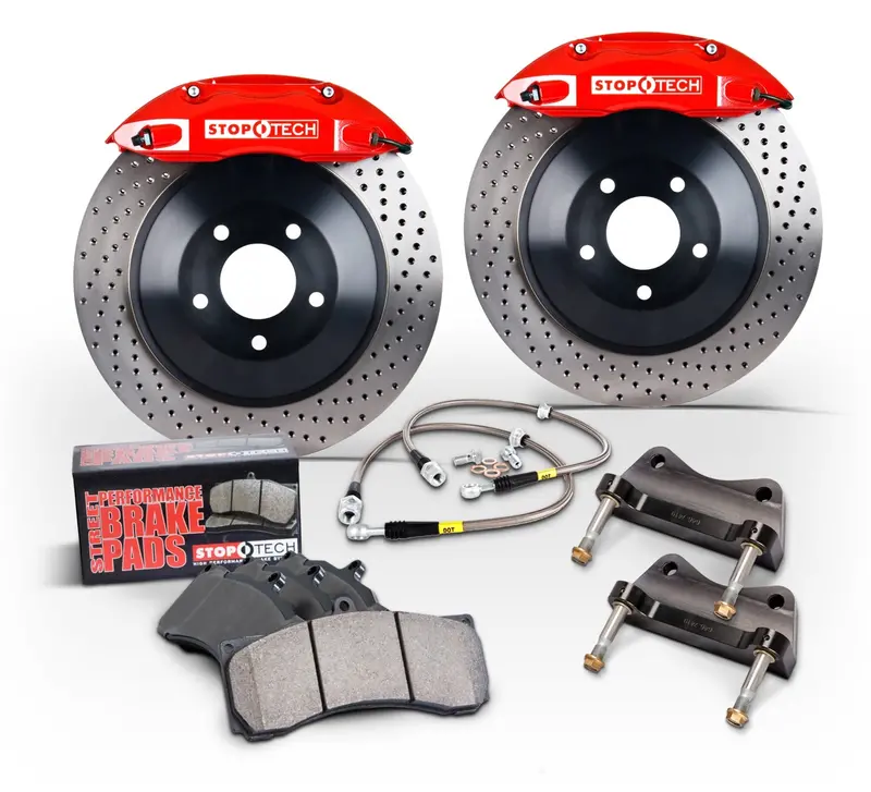 Stoptech 82.782.00D1.51 Rear Big Brake Single-Piece Slotted Rotor 1