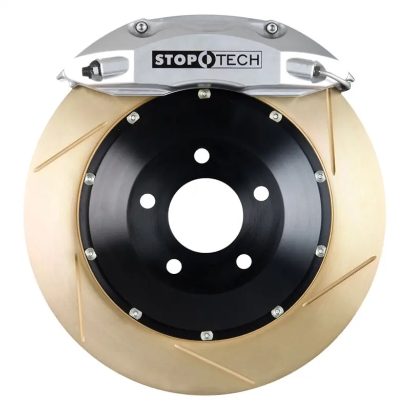 Stoptech Big Brake Kit – Two-Piece Front Rotor System (Model 83.163.4300.63) 1