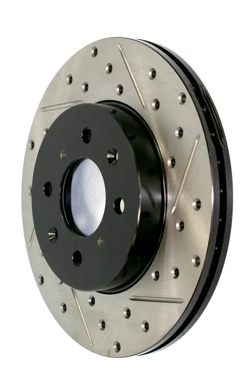 Stoptech Sport Cryo-Treated Front Left Brake Rotor – Drilled & Slotted 1