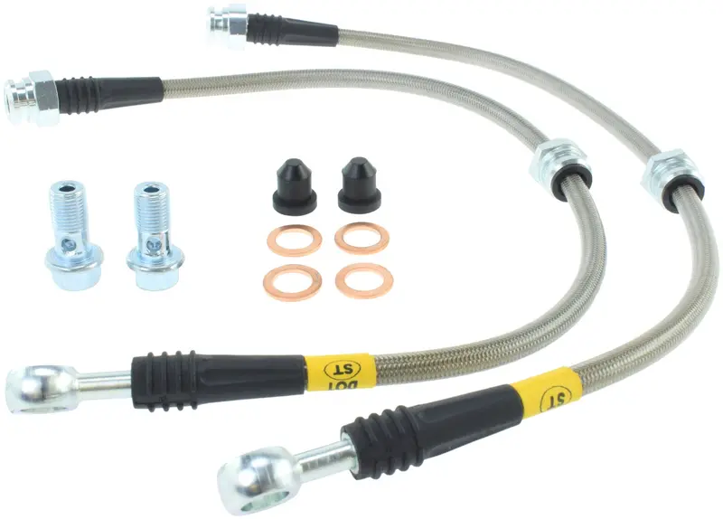 Stoptech Stainless Steel Brake Line Kit – Full Axle Replacement 1