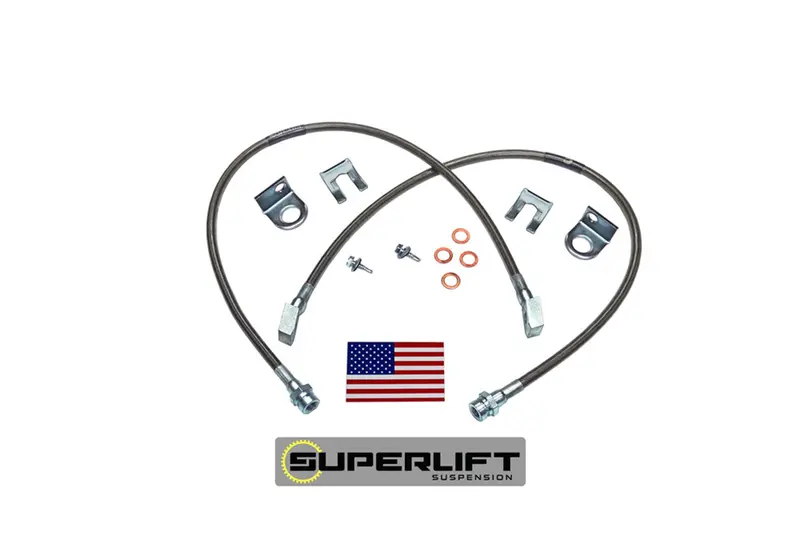 Superlift 91400 Reinforced Rear Brake Hose – Compatible With 1976–1986 Jeep Cj5/Cj7 (3"+ Lift) 1