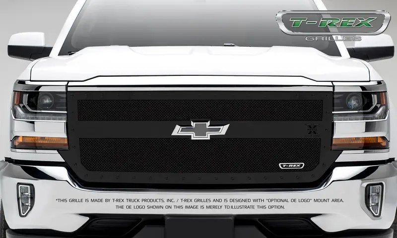 T-Rex Grilles 6711291-Br Stealth X-Metal Mesh Grille – Black Finish, Bolt-On Installation 1