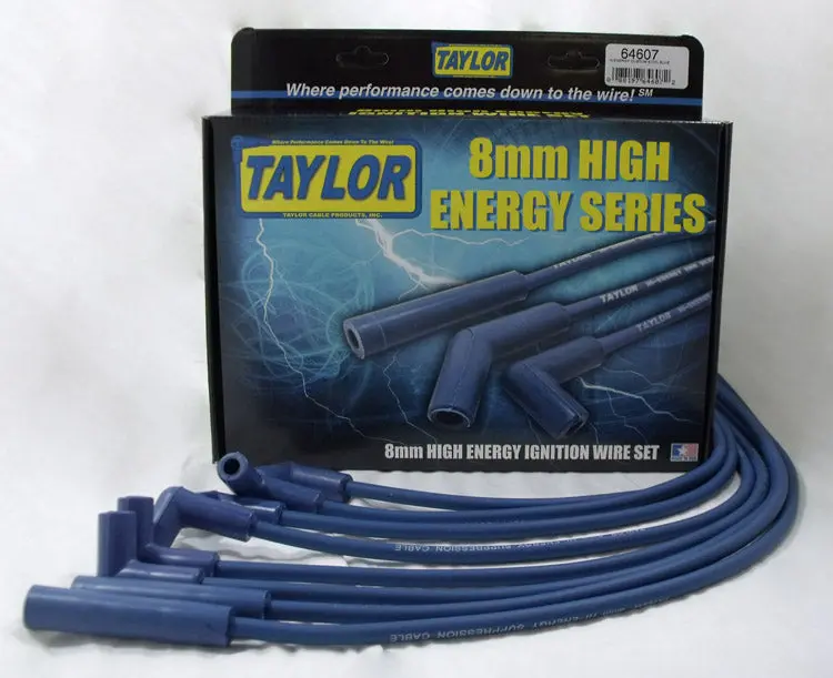 Taylor Cable 64687 High-Energy 8Mm Ignition Wire Set For Performance Engines 1