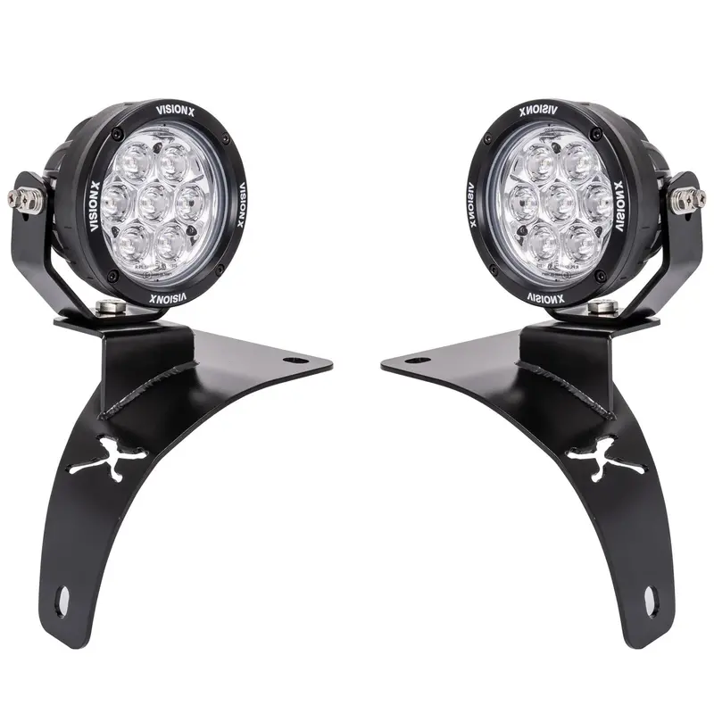 Vision X Cowl Light Mount For 2018+ Jeep Jl & Jt – Includes Cg2 Cannon Multi-Light Adapter 1