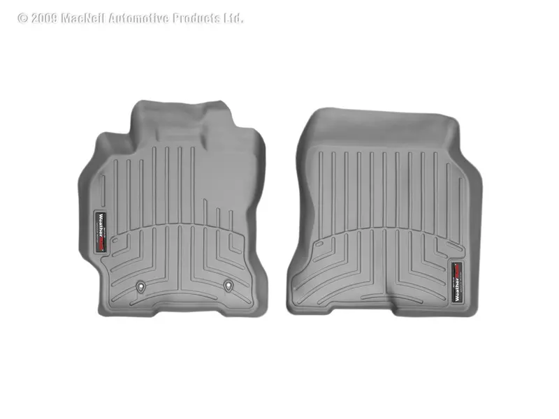 Weathertech Digitalfit Front Row Floor Liners – Gray Trim-Matched, Laser-Scanned For Exact Fit 1
