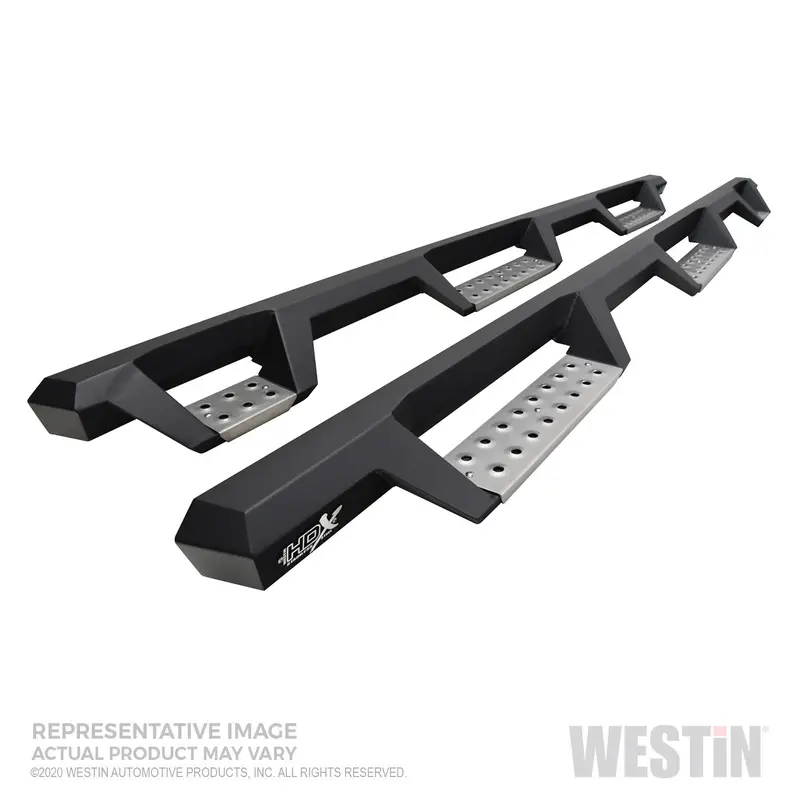 Westin 56-5347752 Hdx Stainless Steel Wheel-To-Wheel Nerf Step Bars – Textured Black 1