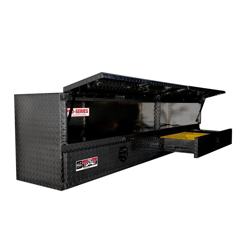 Westin 80-Tb400-96D-Bd-B Brute Stake Bed Tool Box – 96" Heavy-Duty Contractor Storage 1