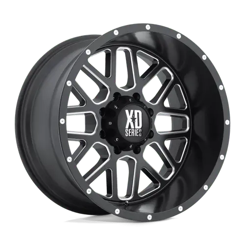 Xd Xd820 Alloy Wheel – 20X10 Inches, 5X5.5 Bolt Pattern, Satin Black With Machined Face 1